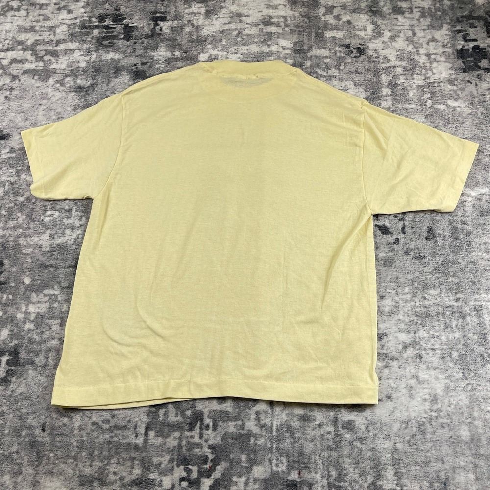 Vtg Tee Jays Kids Large Yellow Educational Graphic T-Shirt 50/50 Grandpacore - Picture 2 of 9